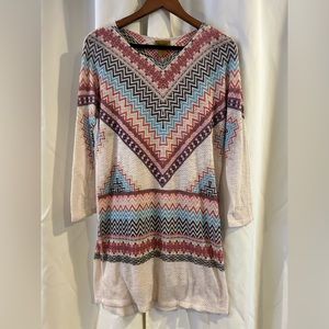 Wrangler women’s Knitted Western/Aztec Dress size‎ small